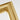 Architectural LED wall light in natural brass with warm glow and clean geometric form