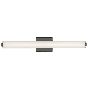 Modern LED wall light for bathrooms by Visual Comfort in 25-inch length, ADA compliant