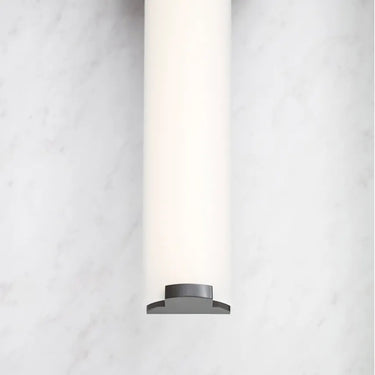 Sleek 24-inch modern LED vanity light with dimmable features for commercial restrooms