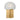 Fio Small Table Lamp in Hand-Rubbed Antique Brass with artisan glass shade, model KWTB49527CEHAB
