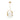 Modern LED ceiling pendant with 14.8" clear hand-blown glass and natural brass hardware