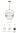 Visual Comfort Fues LED light fixture in 14.8" clear, opal and smoke globe glass and solid brass