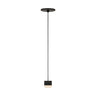 Alabaster LED pendant light with 2.5-inch width by Visual Comfort for kitchen island or hallway lighting