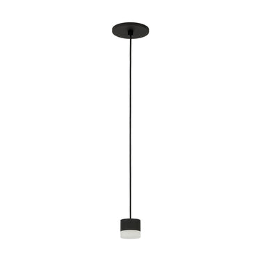 Visual Comfort Gable LED mini pendant with alabaster shade for modern and minimalist interiors