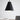 Matte black LED pendant light with 17-inch conical shade for upscale kitchens, bedrooms, or commercial areas
