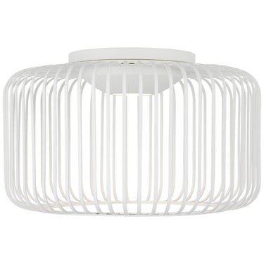 Visual Comfort Kai 15" aluminum LED ceiling light inspired by Japanese lantern design