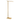 Detailed view of the high-grade natural brass material and acrylic shade of the Stagger floor lamp.