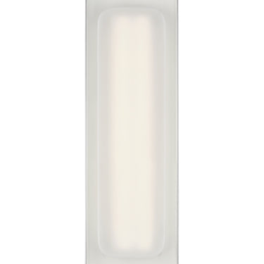 Modern LED wall light with etched diffuser for hotel rooms, restrooms, and residential use