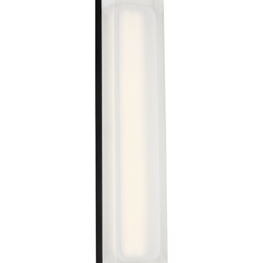 Black Milley 20 ADA LED wall light in polished nickel for residential or retail interiors
