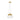 Brass Mina Chandelier - 3 lamp contemporary lighting with integrated LED lamps, Natural Brass
