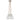 Mina Chandelier - 3-Light LED Pendant with Dimmable Warm Lighting, Nickel Color, Copper Cord