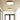 6 inch flush mount light, installed in a kitchen, providing even illumination.