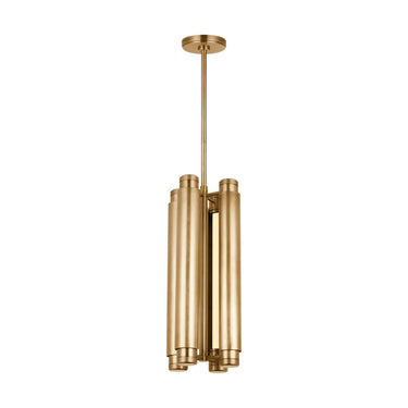 Hand Rubbed Antique Brass Capa 24 inch circular LED pendant, ETL listed brass pendant light.