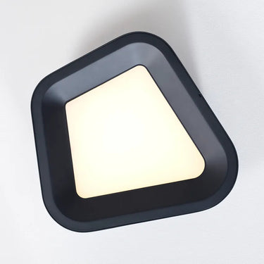Modern LED ceiling light in Nightshade Black finish, ideal for bedrooms, hallways, and offices