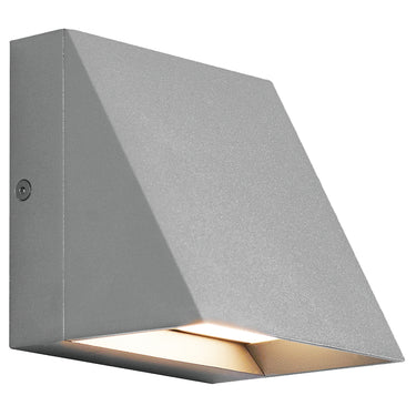 Architectural LED Outdoor Wall Light in Silver by Visual Comfort – Ideal for Commercial and Residential Exteriors