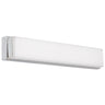 Sage 25 inch chrome LED vanity wall light by Visual Comfort for modern residential bathrooms