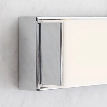 Contemporary Sage 25 inch LED vanity light by Visual Comfort in chrome for upscale interiors
