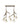 Sedona Double Chandelier with Clear Orb Glass and Aged Brass for Dining Room Lighting