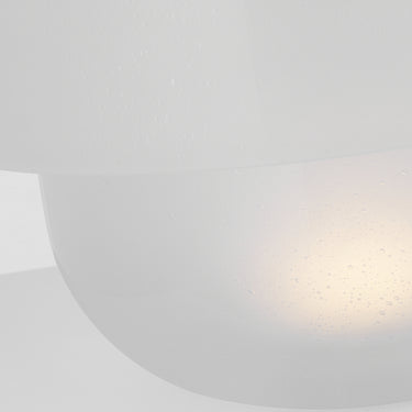 Bolete Small seeded glass mushroom lamp setting the mood in a lived-in room