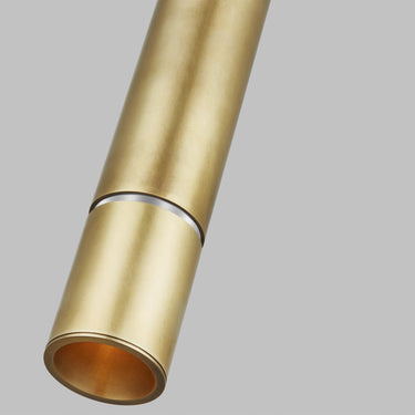 Sottile large brass pendant light for restaurants, offices, and stylish homes