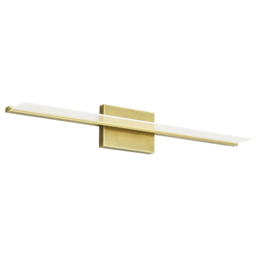 Modern horizontal LED vanity light for hotel or home bathrooms – 36-inch Span