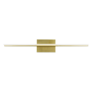 Visual Comfort 36-inch bathroom light bar – dimmable LED in plated brass