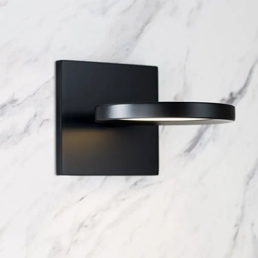 Spectica Modern Wall Sconce with 9W LED in Matte Black by Visual Comfort