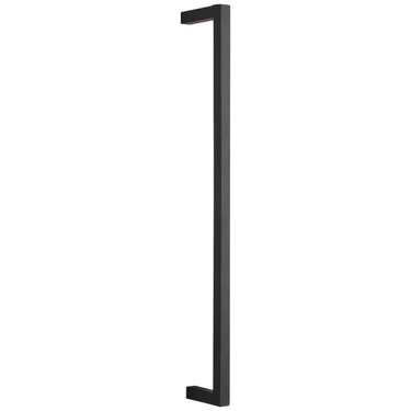 Modern LED wall sconce in nightshade black finish for residential hallways, hotel corridors, and office interiors

