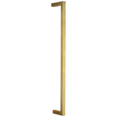 Visual Comfort vertical wall sconce in natural brass, ideal for hallways, offices, and upscale living spaces