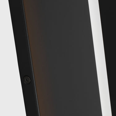 64-inch wall sconce with integrated LED and optional backplate for residential or business environments