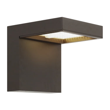 Shop Taag 10 IP65 Outdoor Sconce | Visual Comfort Modern | Dimmable Bronze/Charcoal LED Exterior Lightinguse
