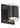 Black Voto round LED wall lamp, dimmable with a compatible dimmer switch, creating ambient light in a modern living room.