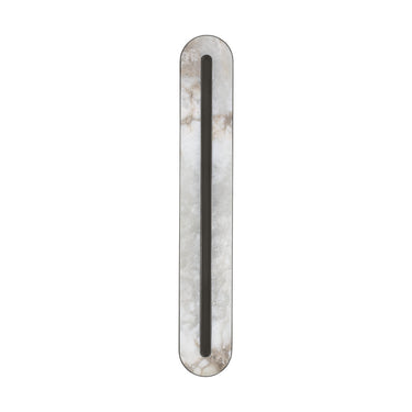 Commercial grade bronze wall lighting; 30 inch Wyllis oval LED sconce.