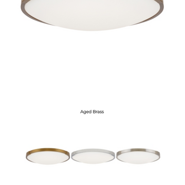 Low Profile Lance 13.4" LED Flush Mount – ETL Listed Ceiling Light for Damp Locations