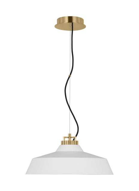Forge Large Short Pendant Light | Visual Comfort Modern 1
