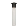 Kelly Wearstler Volver medium brass and glass dimmable LED flush mount fixture for luxury home interiors