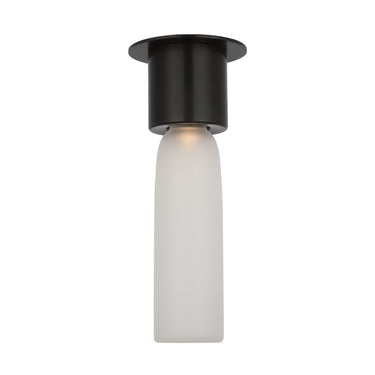 Visual Comfort contemporary brass flush mount ceiling light for hallways kitchens and offices