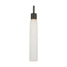Visual Comfort Bronze Volver slim LED ceiling pendant with dimmable 2700K warm light