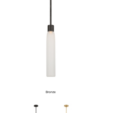 Energy-efficient Volver LED hanging light with 90 CRI and adjustable stems