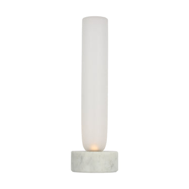 Compact luxury bedside lamp with 2700K warm LED light and three step touch dimmer