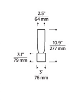 Compact designer LED lamp with three-step dimmer, suitable for living room, corridor, or office desk line drawing