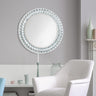 Nova of California Sunburst 36 Round Wall Mirror Set of 2 Brushed Nickel