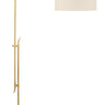 House of Troy 84" Windsor Adjustable Floor Lamps in Antique Brass