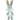 Bugs Bunny Super Pop by Leblon Delienne, Grey & White colorway, 25 cm