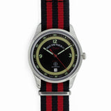 Sowar Prima Yellow-Ring Automatic Watch on NATO Strap — West End Watch Co., view 1