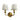 Brushed Brass Double Curved Arm Wall Sconce with White Swirl Glass – House of Troy studio photo
