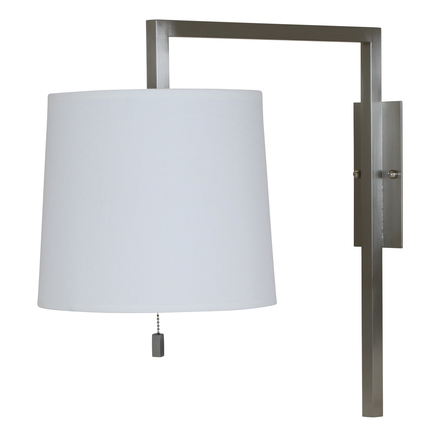 House of Troy Pin up wall lamp in satin nickel WL630-SN