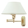 House of Troy Wall Swing Arm Lamp in Polished Brass