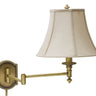 House of Troy Wall Swing Arm Lamp in Antique Brass