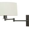 House of Troy Wall Swing Lamp in Oil Rubbed Bronze with Full Range Dimmer